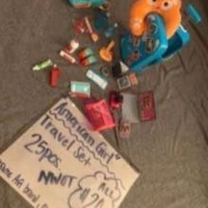 American girl doll travel set... 25pcs... $20